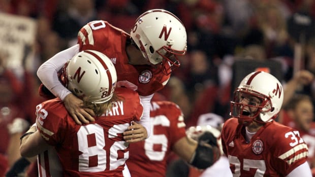 Alex Henery, Jake Wesch, T.J. O'Leary winning FG vs Colorado